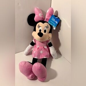 Disney Minnie Mouse Plush - Pink, Black, and White